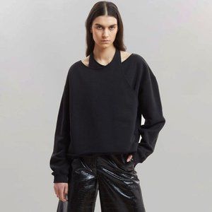 *SOLD* The Frankie Shop Double Layer Criss-Cross Pullover